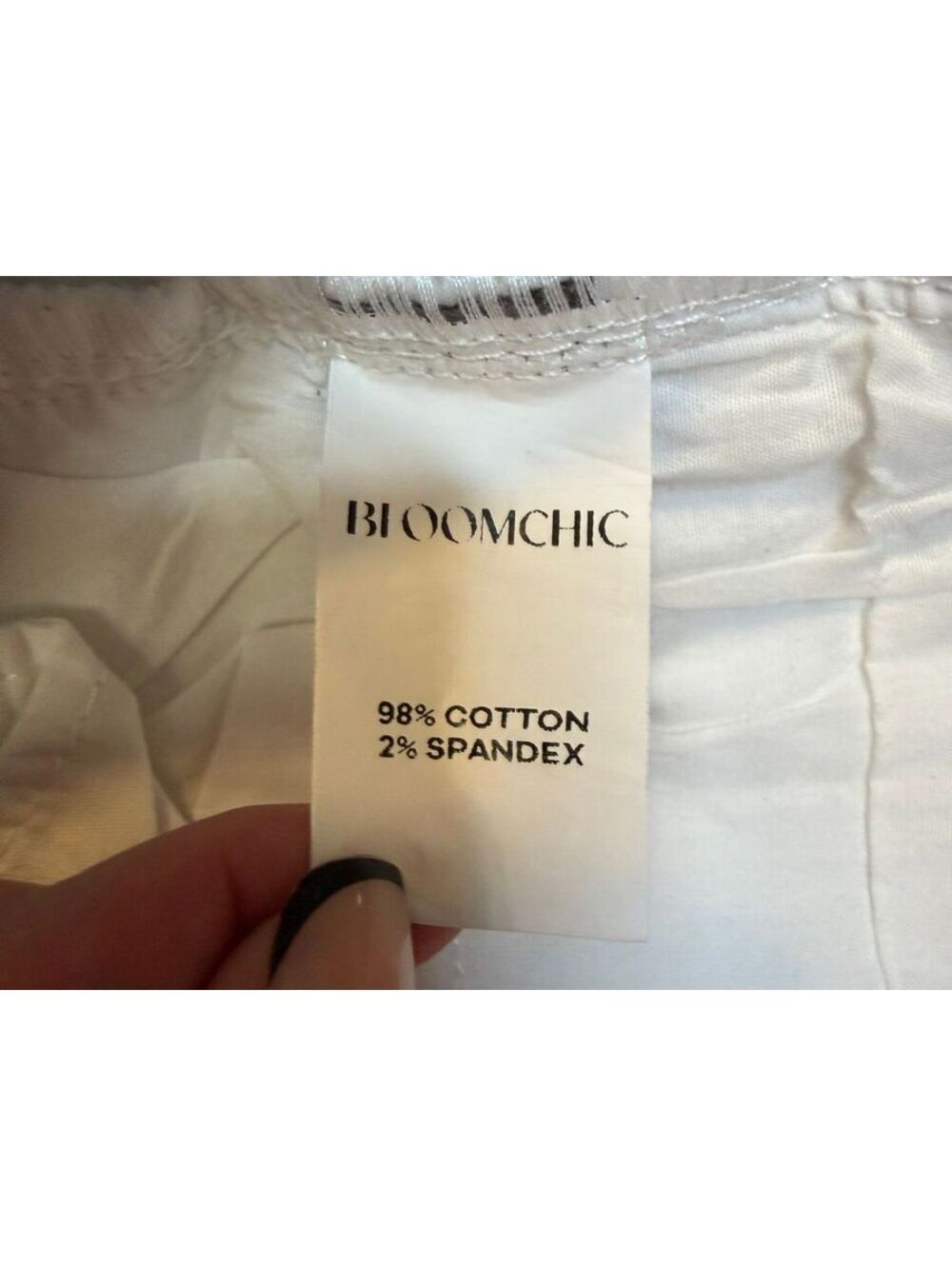 BloomChic White Stretchy Straight-Leg Jeans - 18 - Picture 4 of 12
